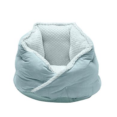 Furhaven 18-in. Round Plush Velvet Hug Pet Bed 