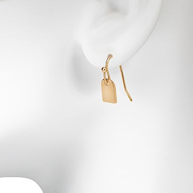 LC Lauren Conrad Gold Tone Earrings Set of 5