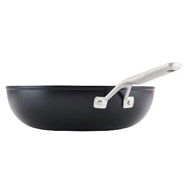 KitchenAid® 12.25-in. Hard-Anodized Ceramic Induction Nonstick Stir Fry Pan with Helper Handle