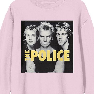 Juniors' The Police Group Art Long Sleeve Graphic Tee