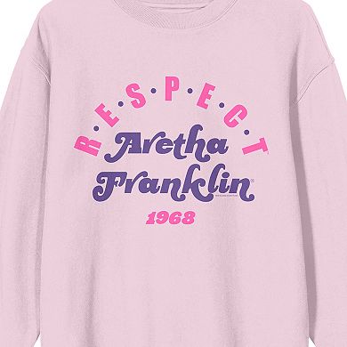 Juniors' Aretha Franklin RESPECT Long Sleeve Graphic Tee