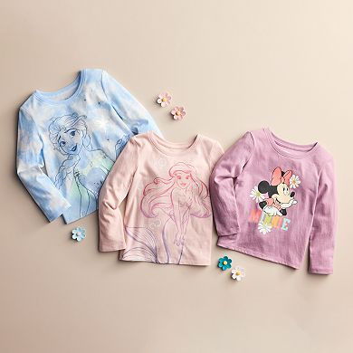 Disney's Frozen Elsa Girls 4-12 Tie Dye Long Sleeve Graphic Tee by Jumping Beans