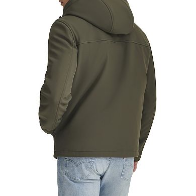 Men's Levi's?? Soft Shell Quilt Lined Hooded Storm Coat