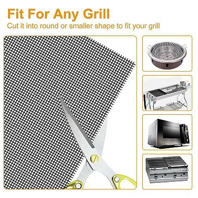 Washable Non-stick Bbq Grill Mat For Mess-free Baking And Cooking