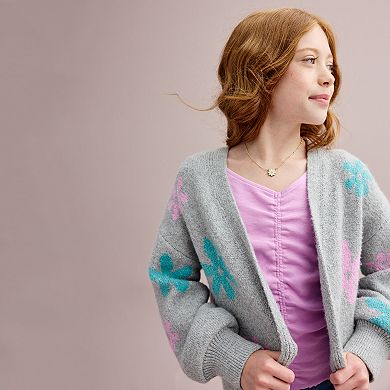 Girls 6-20 SO® Open Cardigan in Regular & Plus Size