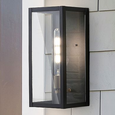 Berlin Iron/glass Modern Industrial Led Outdoor Lantern