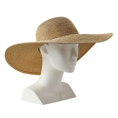 Women's Sonoma Goods For Life® Textured Straw Floppy Hat