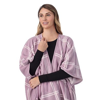 Women's Cuddl Duds® Cozy Plush Reversible Blanket Wrap