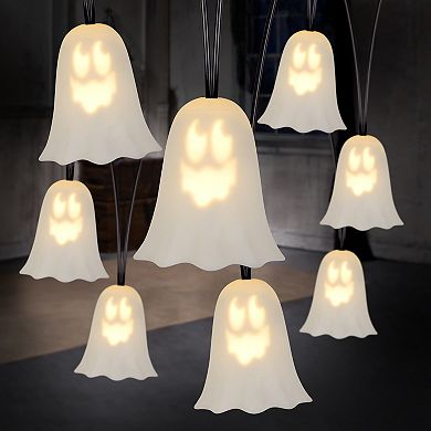 EmoteGlow Musical Halloween Ghost Light String