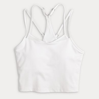 Juniors' SO® Strappy Mesh Tank Top