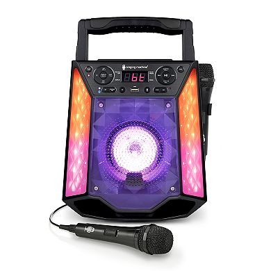 Singing Machine Shimmer Duets Bluetooth Karaoke System