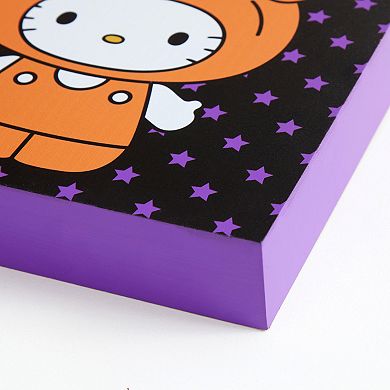 Hello Kitty in Pumpkin Suit MDF Plaque Wall Art