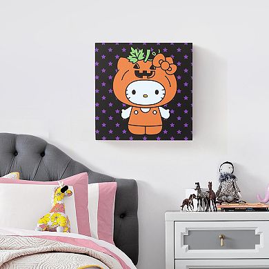 Hello Kitty in Pumpkin Suit MDF Plaque Wall Art