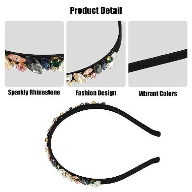 Bling Rhinestone Headband Unspecified Shapes Assorted Color Rhinestone Headband