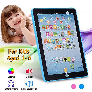 Educational Mini Touch Screen Learning Pads - Toddler Tablet For Alphabets, Numbers, Words Gift, Etc