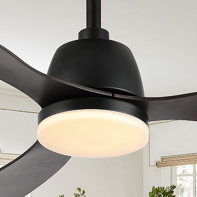 Audie Classic Industrial Iron/plastic Integrated Led Ceiling Fan