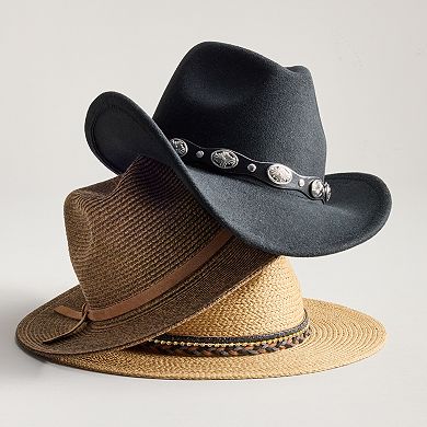 Women's Sonoma Goods For Life® Felt Conch Belt Cowboy Hat