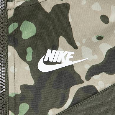 Boys 4-7 Nike Sportswear Camo Dri-FIT Full-Zip Jacket & Joggers Matching Track Set