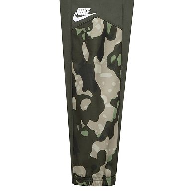 Boys 4-7 Nike Sportswear Camo Dri-FIT Full-Zip Jacket & Joggers Matching Track Set