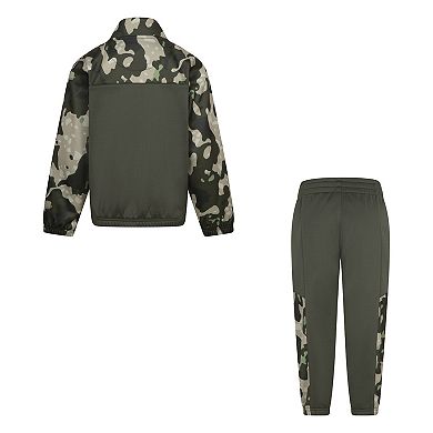 Boys 4-7 Nike Sportswear Camo Dri-FIT Full-Zip Jacket & Joggers Matching Track Set