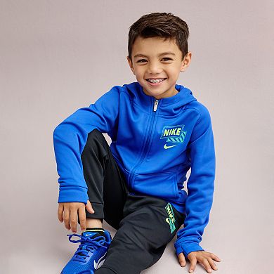 Boys 4-7 Nike Therma-FIT Graphic Full-Zip Jacket & Joggers Set