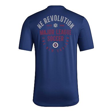 Men's adidas Navy New England Revolution Local Stoic T-Shirt