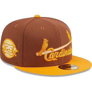 Men's New Era Brown St. Louis Cardinals Tiramisu  59FIFTY Fitted Hat