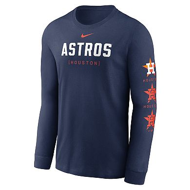 Men's Nike Navy Houston Astros Repeater Long Sleeve T-Shirt