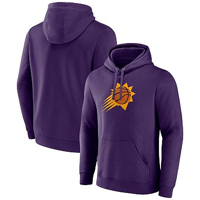 Men's Fanatics Branded  Purple Phoenix Suns Primary Logo Pullover Hoodie