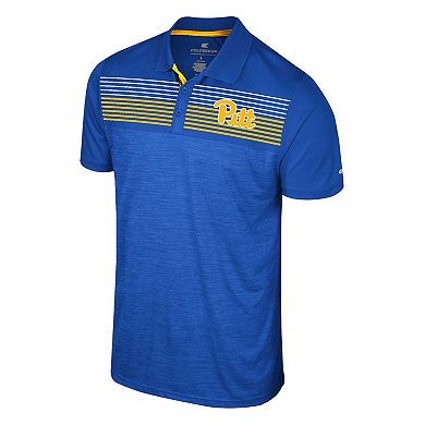 Men's Colosseum Royal Pitt Panthers Langmore Polo