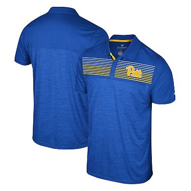 Men's Colosseum Royal Pitt Panthers Langmore Polo