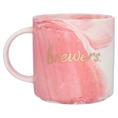Milwaukee Brewers 11oz. Pink Marble Mug