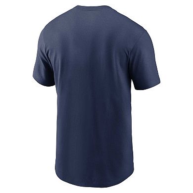 Men's Nike Navy Atlanta Braves Local Team Skyline T-Shirt