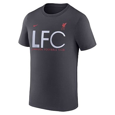 Men's Nike Gray Liverpool Mercurial T-Shirt