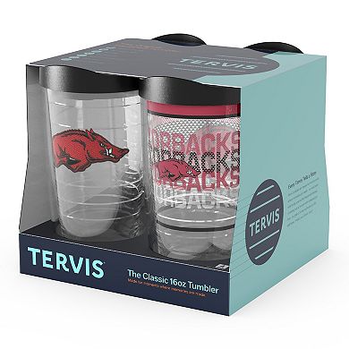 Tervis Arkansas Razorbacks Four-Pack 16oz. Classic Tumbler Set
