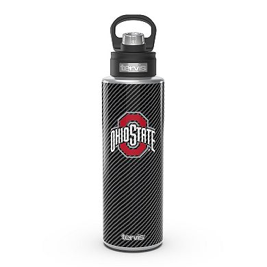 Tervis Ohio State Buckeyes 40oz. Carbon Fiber Wide Mouth Water Bottle