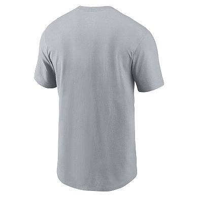 Men's Nike Gray Kansas City Chiefs 2023 NFL Playoffs Iconic T-Shirt