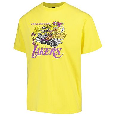 Unisex NBA x Brain Dead Gold Los Angeles Lakers Identify Artist Series T-Shirt