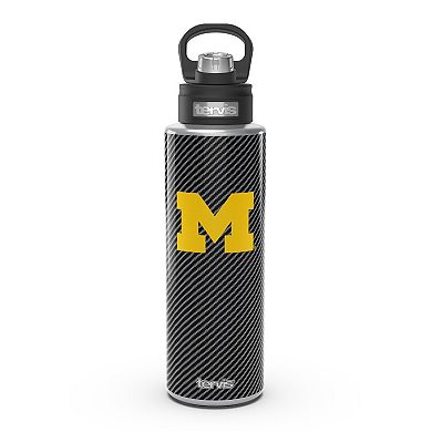 Tervis Michigan Wolverines 40oz. Carbon Fiber Wide Mouth Water Bottle