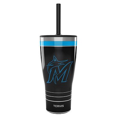 Tervis Miami Marlins 30oz. Night Game Tumbler with Straw