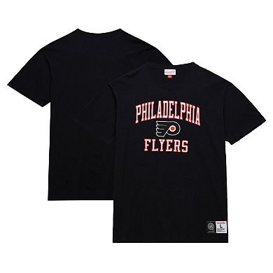 Men's Mitchell & Ness Black Philadelphia Flyers Legendary Slub T-Shirt