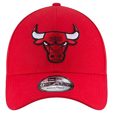 Men's New Era Red Chicago Bulls The League 9FORTY Adjustable Hat
