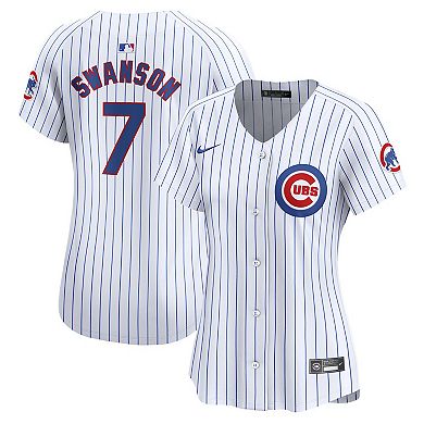 Women's Nike Dansby Swanson White Chicago Cubs Home Limited Player Jersey