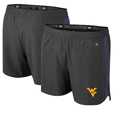 Men's Colosseum Charcoal West Virginia Mountaineers Langmore Shorts