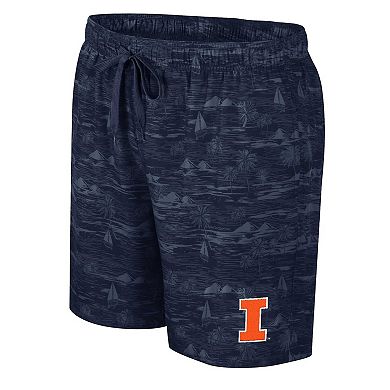 Men's Colosseum Navy Illinois Fighting Illini Ozark Swim Shorts