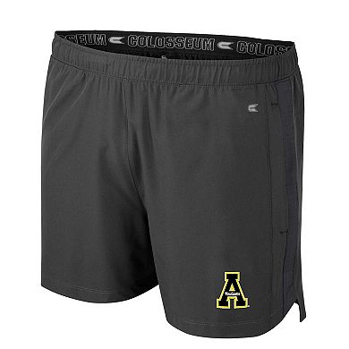 Men's Colosseum Charcoal Appalachian State Mountaineers Langmore Shorts