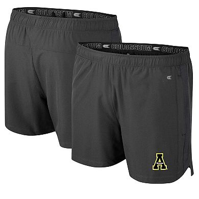 Men's Colosseum Charcoal Appalachian State Mountaineers Langmore Shorts