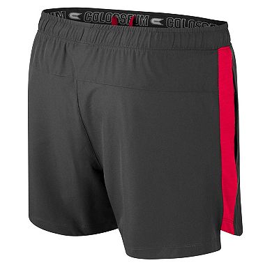 Men's Colosseum Charcoal Louisville Cardinals Langmore Shorts