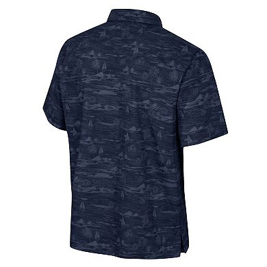 Men's Colosseum Navy Illinois Fighting Illini Ozark Button-Up Shirt