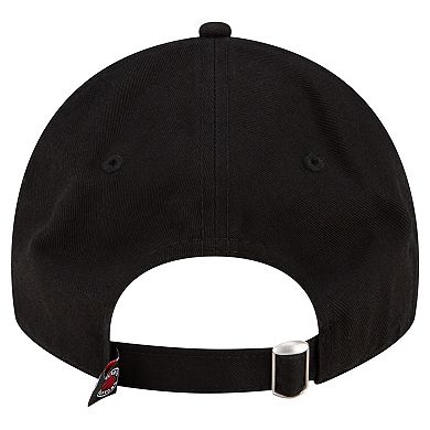 Men's New Era Black Toronto Raptors Team 2.0 9TWENTY Adjustable Hat